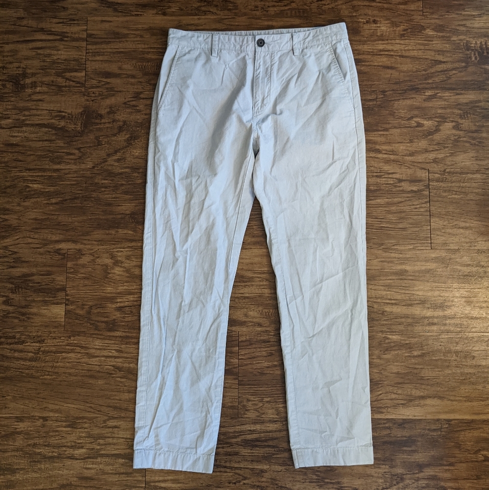 Brooks Brothers Slim Light Gray Pants Waist 32